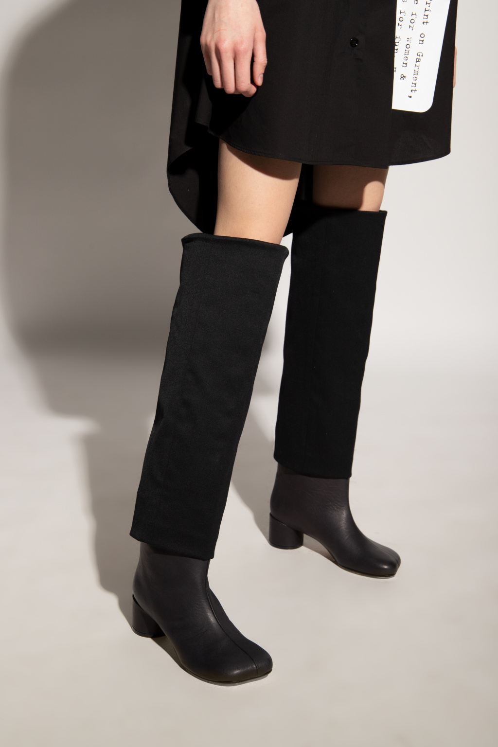 MM6 Maison Margiela Leather boots